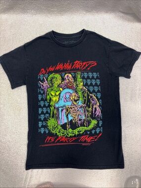 Party time return of the living dead Do You Wanna Party? Zombie skeleton size 12